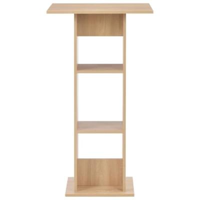 Bartafel 60x60x110 cm eikenkleurig