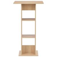 Bartafel 60x60x110 cm eikenkleurig - thumbnail