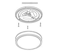 Eglo PlafonnierePalermo 2 41cm wit - 95684 - thumbnail
