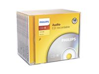 Cd-r philips 80min audio jc (10) | 12 stuks - thumbnail