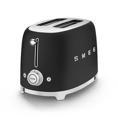 SMEG TSF01BLMEU Broodrooster 50's Style - Mat Zwart