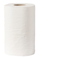 Poetspapier | 1-laags | 20cm | 105m | cellulose | wit | 12 stuks - thumbnail