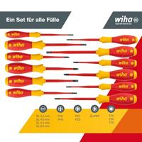 Wiha 3201 K12 Schroevendraaierset VDE 12-delig Plat, Kruiskop Pozidriv, Kruiskop Phillips, Plus/minus, Binnen-Torx - thumbnail