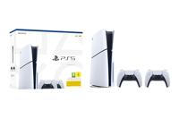 PlayStation 5 Disc Edition + 2 Dualsense Wireless Controllers (SLIM VERSION) - thumbnail