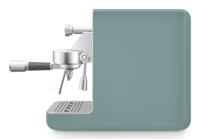 Smeg EMC02EGMEU Espresso apparaat Groen - thumbnail
