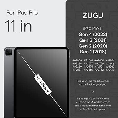 Zugu Case iPad Pro 11" (2nd/3rd/4th gen) - Black