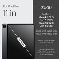 Zugu Case iPad Pro 11" (2nd/3rd/4th gen) - Black - thumbnail