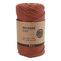 Creativ Company Macrame koord bunt orange, 55m - thumbnail