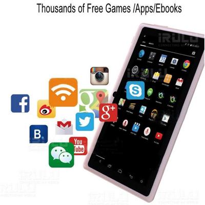 Tablet PC 7.0 inch 512 MB + 8 GB Android 4.0 Allwinner A33 Quad Core 1.5GHz(Pink)