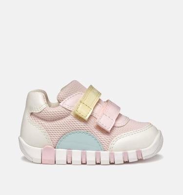 Jungen Baby Lauflern-Sneakers B Iupidoo Boy GEOX rozen