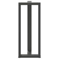 Bartafelpoten 2 st T-vormig 50x35x(100-101) cm staal antraciet - thumbnail