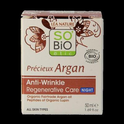 So Bio Etic Nachtcreme moisturizing anti rimpel 50 Milliliter