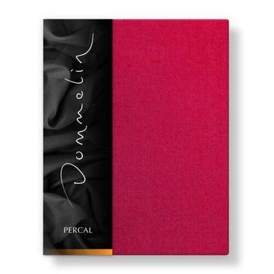 Dommelin Dommelin Laken Uni Percal 200TC 579 Cherry 270x300 cm