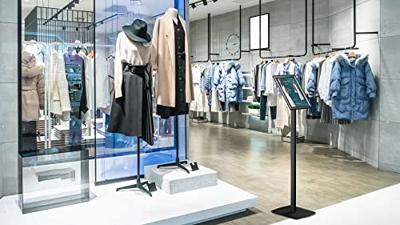 Europel info vloerstandaard voor ft A4, zwart