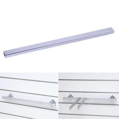 2 PC's 15x30mm supermarkt planken Display galvanische Square dwarsbalk haak beugel lengte: 1m