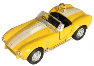Welly Shelby Cobra 427 - schaal 1:34 - Geel Welly Shelby Cobra 427 - schaal 1:34 - Geel