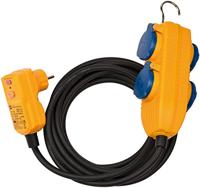 Brennenstuhl FI IP54 Beschermingsadapterkabel met Powerblock (4-voudige verlenging voor buiten IP54, 5m kabel, met persoonlijke beschermingsschakelaar) - thumbnail