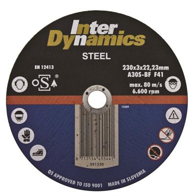 Inter Dynamics Doorslijpschijf 115mm Metaal - 391115