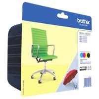 Brother inktcartridge, 2.400 pagina's, OEM LC-229XLVAL, 4 kleuren - thumbnail