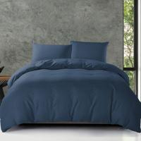 Zensation Dobby - Navy Dekbedovertrek 1-persoons (140 x 200/220 cm + 1 kussensloop) Dekbedovertrek - thumbnail