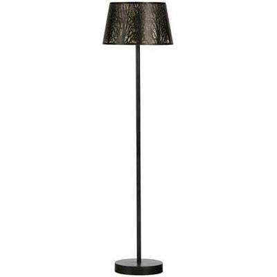 WOOOD Vloerlamp Keto - Zwart/Antique Brass