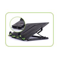 Techly ICOOL-CP12TY notebook cooling pad 43,9 cm (17.3") 1400 RPM Zwart - thumbnail