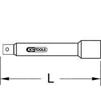 KS Tools 963.3448 9633448 Verlenging Aandrijving 3/4 (20 mm) 380 mm 1 stuk(s) - thumbnail