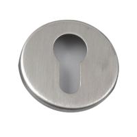 Hardbrass Cilinderrozet Shuffle rond dun 4mm - RVS - thumbnail