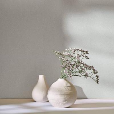 Marburg Travertino Behang met gevlochten wickerlook - 33381