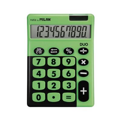 Rekenmachine Milan DUO Groen 14,5 x 10,6 x 2,1 cm