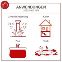 Gecombineerde afvalwaterpomp - Scheppach - DWP750 - 20000 L/h - 750 W - thumbnail
