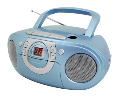 Soundmaster SCD5100BL CD-Boombox met FM radio en cassettespeler Soundmaster SCD5100BL CD-Boombox met FM radio en cassettespeler