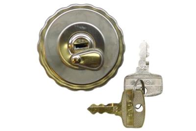 Diverse Tankdop tomos met slot 30 mm chroom