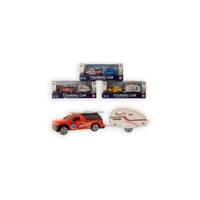 Die-cast Auto met caravan 15cm - thumbnail