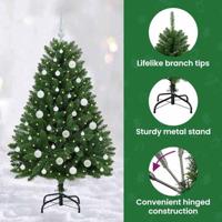 VidaXL Kunstkerstboom met 150 led groen 150 cm pvc en metaal - thumbnail