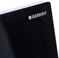 Geberit Sigma 01 bedieningspaneel glans zwart voor Sigma reservoirs 8cm (UP720) en 12cm (UP320) - thumbnail