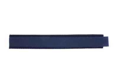 Horlogeband Universeel 5883.06.18 Onderliggend Klittenband Blauw 18mm