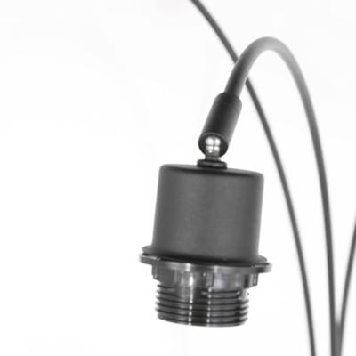 Steinhauer VloerlampSparkled Light zwart met grijze kappen - 3826ZW