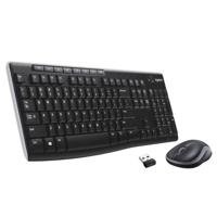 Toetsenbord en draadloze muis Logitech MK270 QWERTY Engels - thumbnail