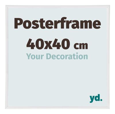 Posterlijst 40x40cm Wit Hoogglans Kunststof Paris Posterlijst 40x40cm Wit Hoogglans Kunststof Paris