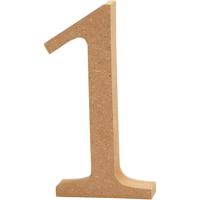 Creativ Company Cijfer 1 mdf 13cm, 1st. - thumbnail
