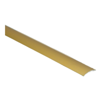 Dilatatieprofiel zelfkl. 30 mm alu goud - 270 cm - thumbnail