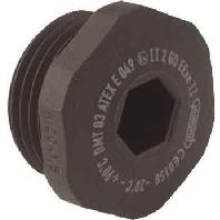 Kaiser Elektro 8841.13 Blindstop PG13 Kunststof Zwart 1 stuk(s)