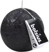 Bolsius Bolkaars Bolkaars rustiek - Antraciet - 8 cm - thumbnail