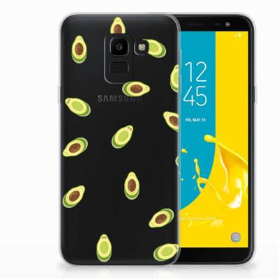 Samsung Galaxy J6 2018 | Siliconen Case | Avocado Samsung Galaxy J6 2018 | Siliconen Case | Avocado
