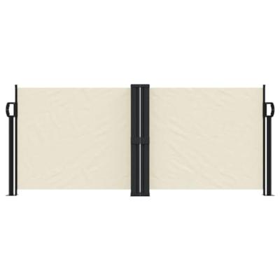 VidaXL Windscherm uittrekbaar 100x1000 cm crème