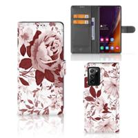 Hoesje Samsung Galaxy Note20 Ultra Watercolor Flowers - thumbnail