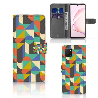 Samsung Note 10 Lite | Telefoon Hoesje | Funky Retro | Portemonnee hoesje