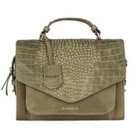Burkely Croco Cody Citybag Schoudertas Licht Groen - thumbnail
