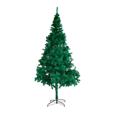 Groene PVC kunstkerstboom 150 cm , 230 punten met standaard